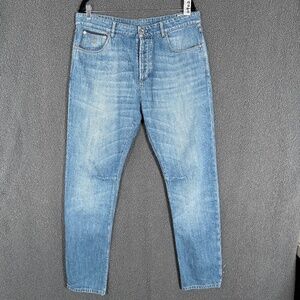 Brunello Cucinelli Leisure Fit Italy Button Fly Jeans - Men's Size 50 (W34*30)